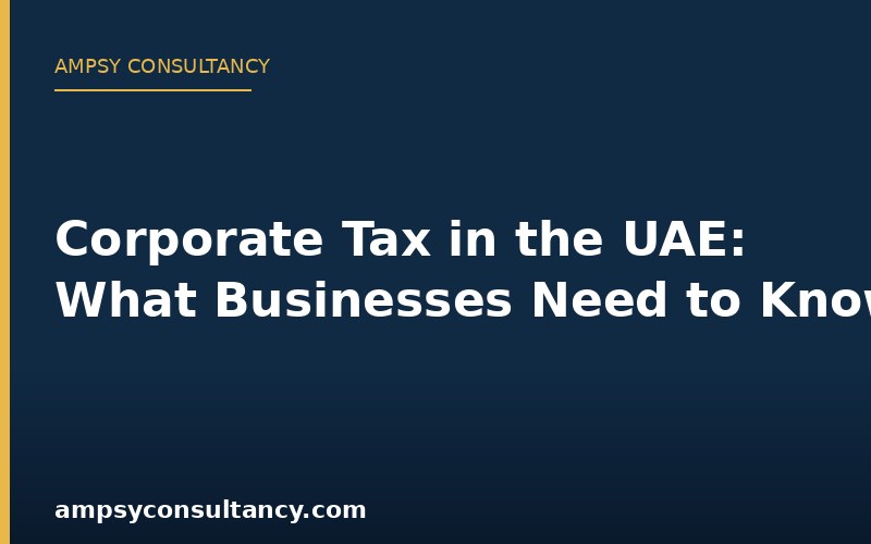 Corporate Tax in the UAE: What Businesses Need to Know